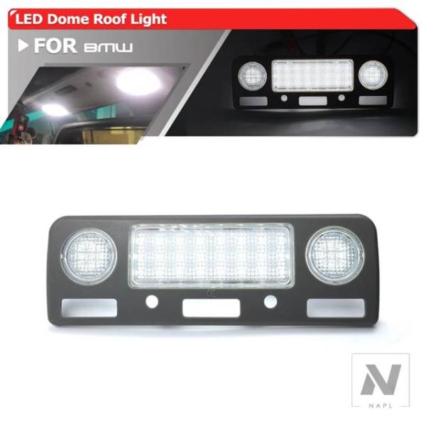 並行輸入品 BMW E39 M5 E38 5/7シリーズ 525I 528I 540I 530I 740IL用 LEDドームルーフライト 1個 センターインテリ