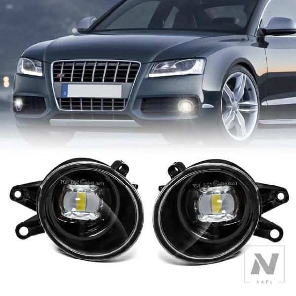 【並行輸入品】アウディ A4 B6 2001-05 LED ヘッドライト エンジェルアイ DRL 12V