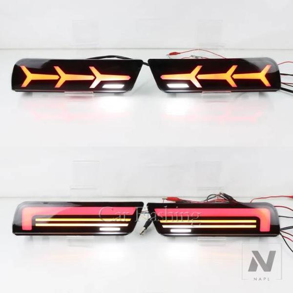 【並行輸入品】スズキ アルト 2016-2022 LEDリフレクター 2個 リアライト ブレーキライト バンパーライト フォグランプ