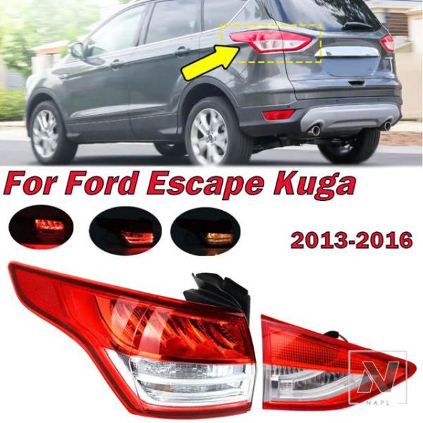 【並行輸入品】フォード エスケープ クーガ 2013-2016 テールライトハザードブレーキバンパーフォグランプオートリアテールライトアセンブリ