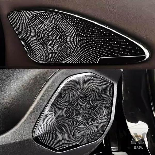 【並行輸入品】レクサス RX350H RX350 RX500H 2023-24 車ドア ラウドスピーカー サウンド スピーカー カバー トリム フレーム ステッ
