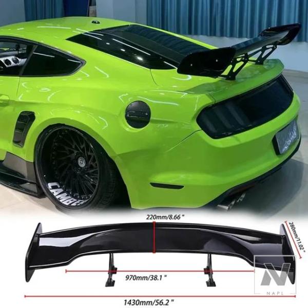 【並行輸入品】フォード マスタング スポイラー 2011 2013-2016 2018 GT ウィング リアカーディフューザー チューニング カーボン アクセサ