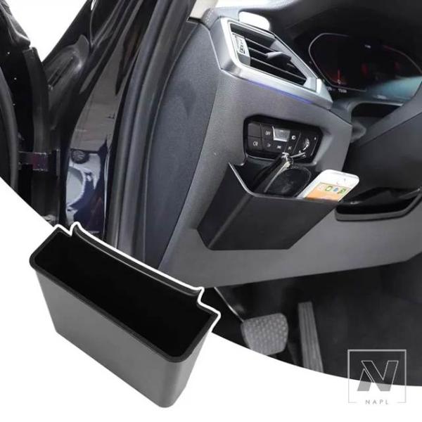 並行輸入品 BMW 3シリーズ 2020+ 左膝収納ボックス 車運転席膝収納ボックス吊り下げアクセサリー ABS 1PCS LHD