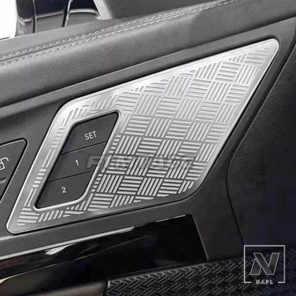 【並行輸入品】BMW X1 IX1 U11 2023-2024 ステンレス カードアスピーカー Aピラー ツイーターパネルカバー トリムステッカー