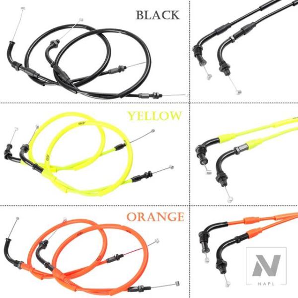 並行輸入品 ホンダ CBR1000RR 2008-2011 バイク用 アクセルライン スロットルケーブル ワイヤー 2個 /ペア