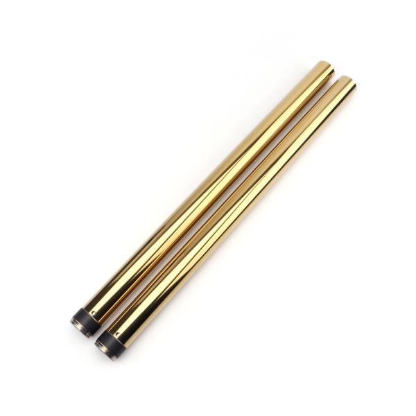 XG25  極上メッキ  Ninja GPZ900R ニンジャ ZX900A ZX900 41MM 純正品番44013-1317に対応 インナーチューブ ゴールド２本 新品