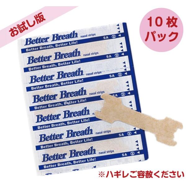 鼻腔拡張テープ 10枚 レギュラー(M)サイズ ラージ(L)サイズ 10日セット いびき 鼻づまり 睡眠 ブリーズライトにも