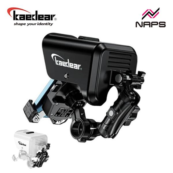 他サイト： ＼ポイント10倍／ Kaedear カエディア KDR-V1-M バイク サンバイザー セパレート スマホバイザー 日除け 雨除け スマホ 見えない 対策 ブラック ホワイトの商品画像