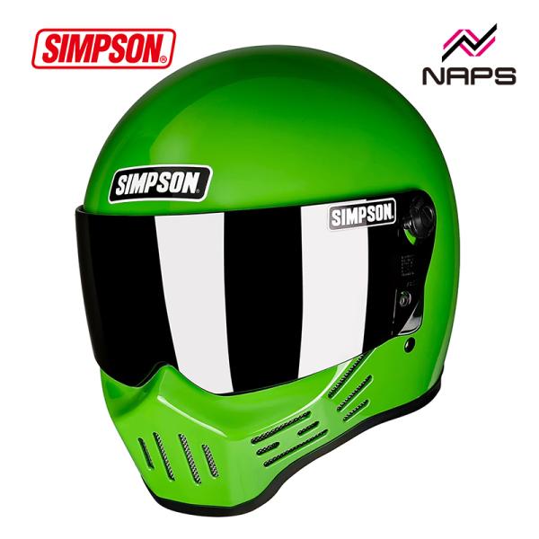 SIMPSON（シンプソン） ヘルメット M30 フルフェイス ライムグリーン 6