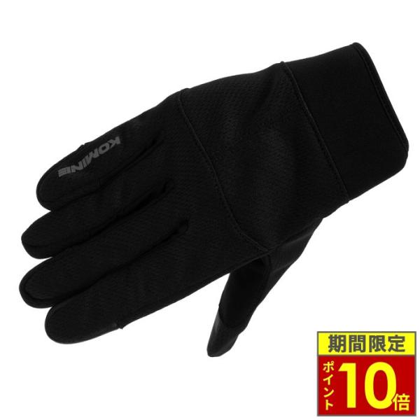 ＼ポイント10倍／ KOMINE コミネ GK-261 ライドメッシュグローブ GT Black