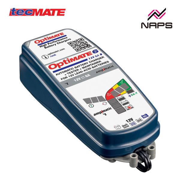 OptiMate6 Ampmatic オプティメイト6 アンプマティック バッテリー充電器 TM-367 回復充電 フルオート充電 全自動充電