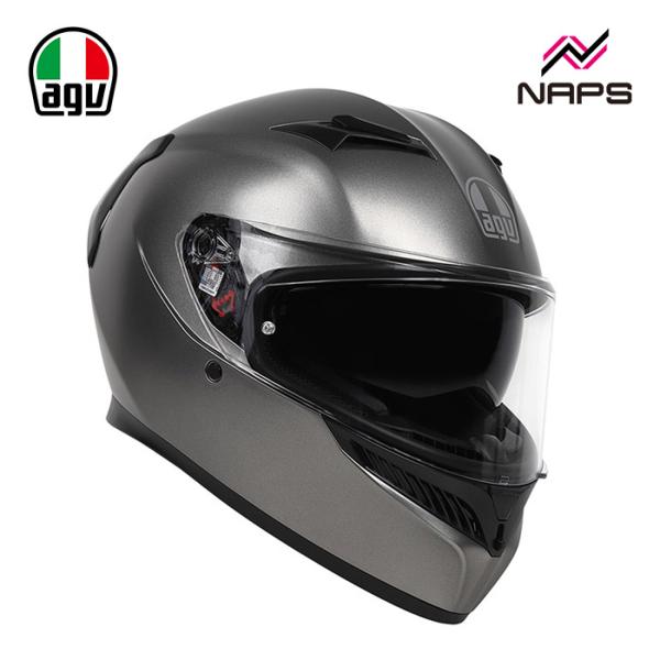 AGV エージーブイ K3 JIST Asian Fit フルフェイスヘルメット 023 - MONO MATT LUNA GREY アジアンフィット