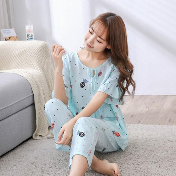 パジャマ ルームウェア レディース 半袖 夏 花柄 綿 上下セット ナイトウェア 薄手 長ズボン コットン 寝巻き 寝間着 部屋着 春 夏 おしゃれ M L Xl Xxl Buyee Buyee Japanese Proxy Service Buy From Japan Bot Online
