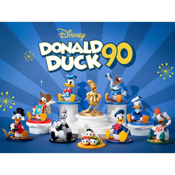 (9個入りBOX) DISNEY Donald Duck 90th Anniversary シリーズ ミニチュア POPMART