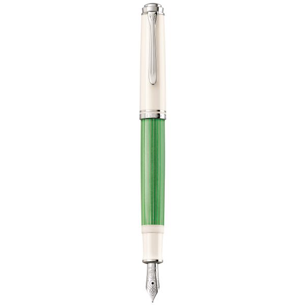 Pelikan M605 グリーンホワイト インク付き Pelikan（ペリカン） スーベレーン M605 グリーンホワイト 万年筆
