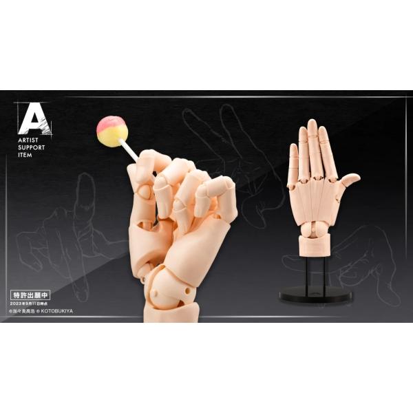 コトブキヤ ARTIST SUPPORT ITEM 1/1 ハンドモデル/L -PALE