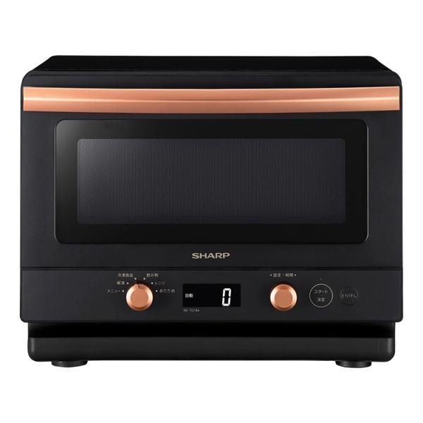 古着人気アイテム 単機能レンジ シャープ SHARP RE-TD184-B ワイド 18L ブラック 電子レンジ・オーブン