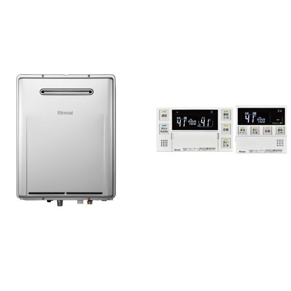 マイクロバブル内蔵型給湯器　24号　オートガス種：都市ガス　１３ARUF-ME2406SAWマルチリモコンセット　MBC-MB240VC(A)型式 RUF-ME2406SAW寸法(mm) 高さ600×幅470×奥行270質量(kg) 32....