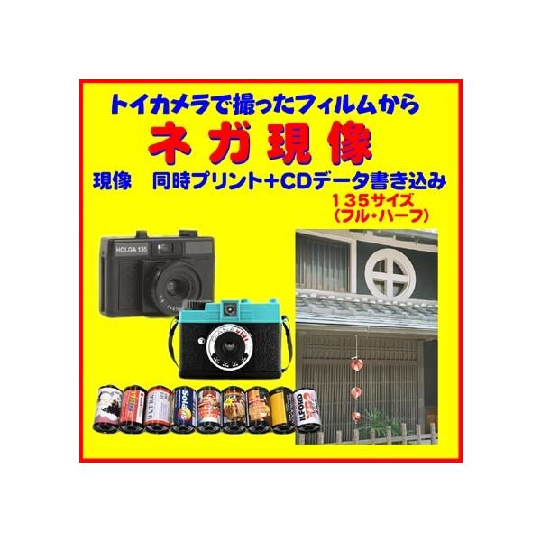 ネガフィルム トイカメラ ネガ現像 同時プリント＋ＣＤデータ書き込み ＦＵＪＩ Kodak 1本から受付 :T135-P-CD:奈良写真現像屋ヤフー店  通販 