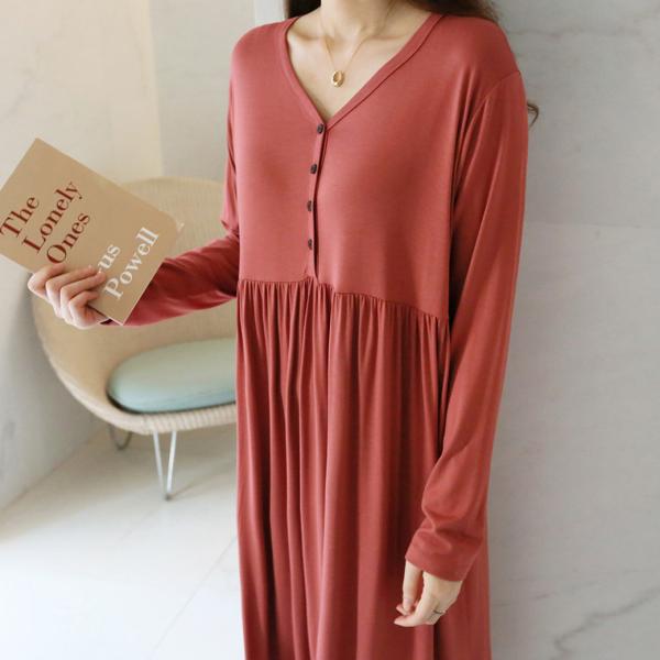 マタニティ パジャマ ワンピース 授乳服 授乳口付き 授乳口 ワンピ 長袖 前開き ボタン 大きいサイズ 秋 秋冬 冬 春 春夏 夏 ルームウェア 母の日 Texascashandpawn Com