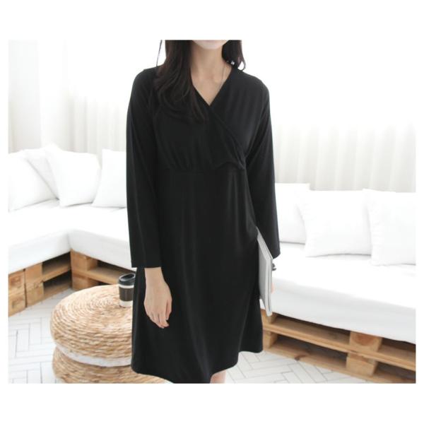 授乳服 安い 秋 マタニティ ワンピース カシュクール Sale 60 Off オフィス フォーマル 冬 授乳 おでかけ お宮参り チュニック 秋冬 七分袖 長袖 行事