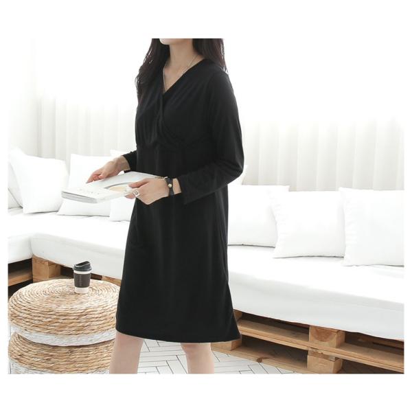 授乳服 安い 秋 マタニティ ワンピース カシュクール Sale 60 Off オフィス フォーマル 冬 授乳 おでかけ お宮参り チュニック 秋冬 七分袖 長袖 行事