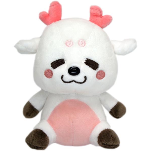 【レターパック不可】しかまろくん　ぬいぐるみミニ　(ホワイト)　白いしかまろくん