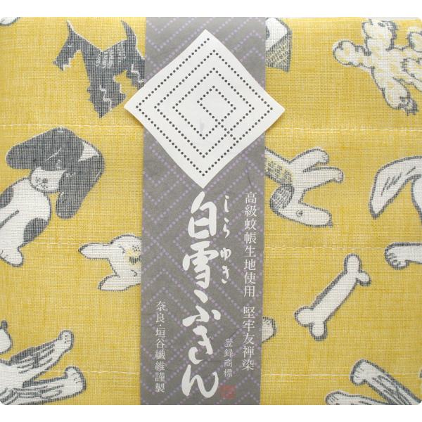 表面は柄物、裏面は真っ白の蚊帳生地のリバーシブル仕立てになっております。●優れた機能性吸水性に優れ、汚れを素早く吸い取り、さっと洗い流すだけで簡単に汚れが落ちます。しみなど付いた場合は、漂白していただいても、色落ちしにくく、長期に渡り、白さ...