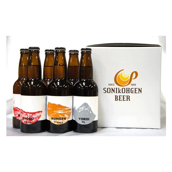 曽爾高原ビール　定番　6本セット 紙箱入り（期間限定ラベル）