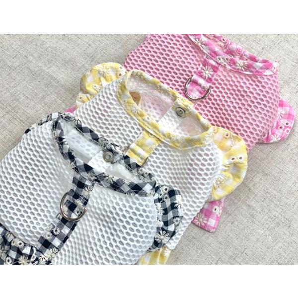 メール便可】 犬 ハーネス ワンピース harness 犬服 春夏 新作 可愛い