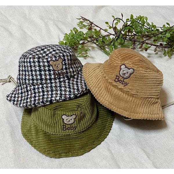 新品同様 CUNE 犬帽子 コーデュロイバケットハット nari-pet_hat6