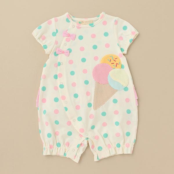 ベイビーチアー(baby cheer)アイスドットロンパース【O_30】【outlet 