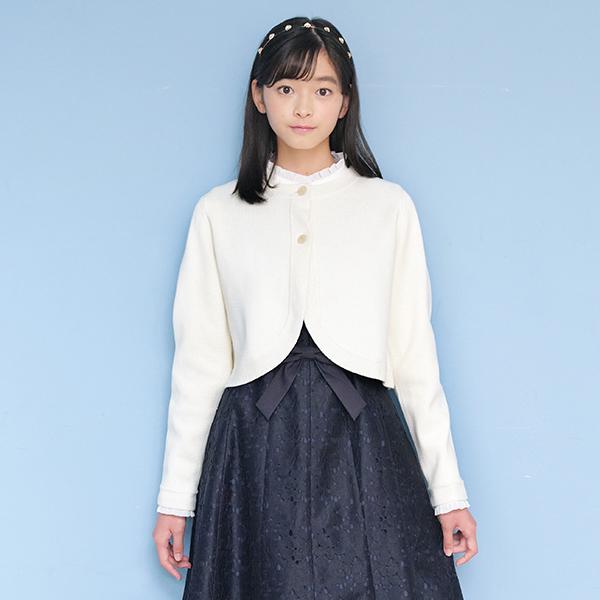 【美品】ポンポネット ジャケット＆シャツ L(160) pom ponette junior ポンポネットジュニア(pom junior)＊ニット