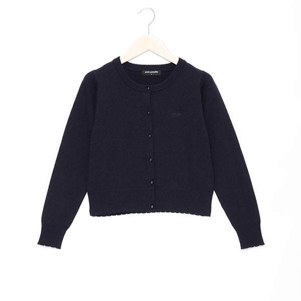 ポンポネットジュニア(pom ponette junior)＊ショート丈クルーメリノ  