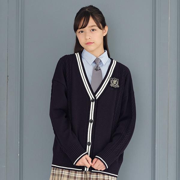 pom ponette junior チルデンカーディガン pom ponette junior（ポンポネットジュニア）の「＊チルデン