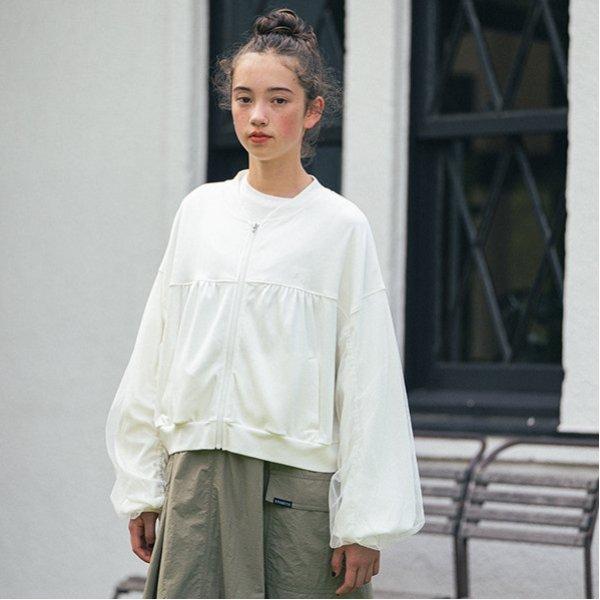 pom ponette junior チュールギャザーブルゾン【60％OFF】【SALE