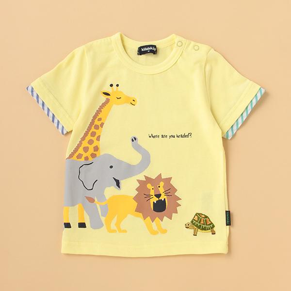 kladskap（クレードスコープ） ☆5アニマル半袖Tシャツ【O_50