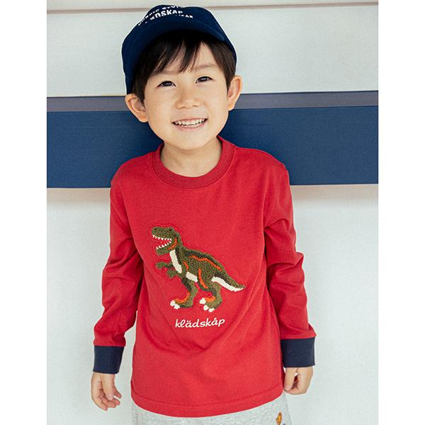 クレードスコープ(kladskap)サガラ恐竜長袖Tシャツ【T052324】【65%OFF  