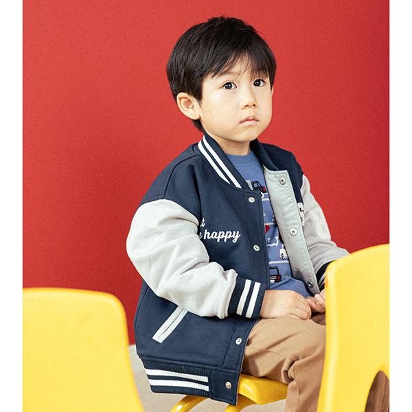 クレードスコープ(kladskap)ロゴ×恐竜リバーシブルスタジャン【60％OFF  