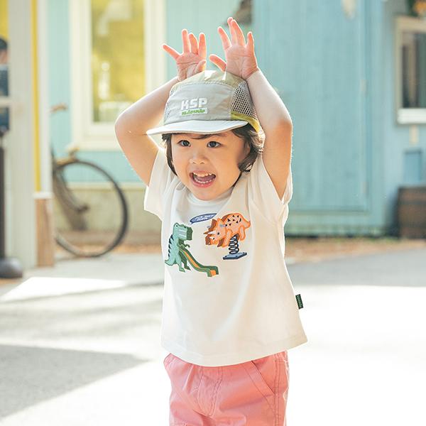 クレードスコープ(kladskap)恐竜公園半袖Tシャツ 