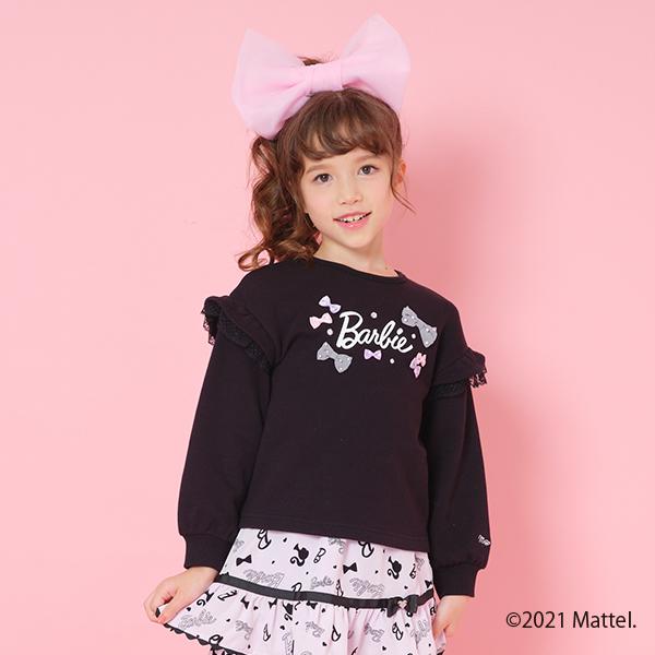 メゾピアノ(mezzo piano)【Barbie】袖フリルトレーナー【O_50  