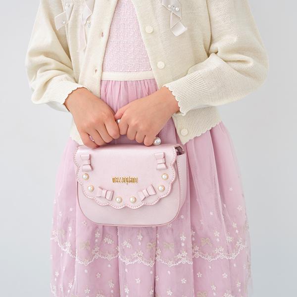 mezzo piano メゾピアノ(mezzo piano)スカラップ パール