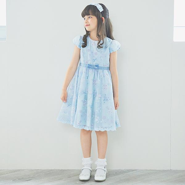 mezzo piano メゾピアノ(mezzo piano)花ブーケ刺しゅうレース mezzo piano メゾピアノ(mezzo piano)花ブーケ刺しゅうレース