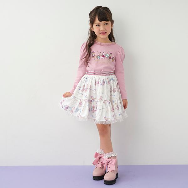 mezzo piano メゾピアノ(mezzo piano)鼓笛隊柄 スカート【S030124