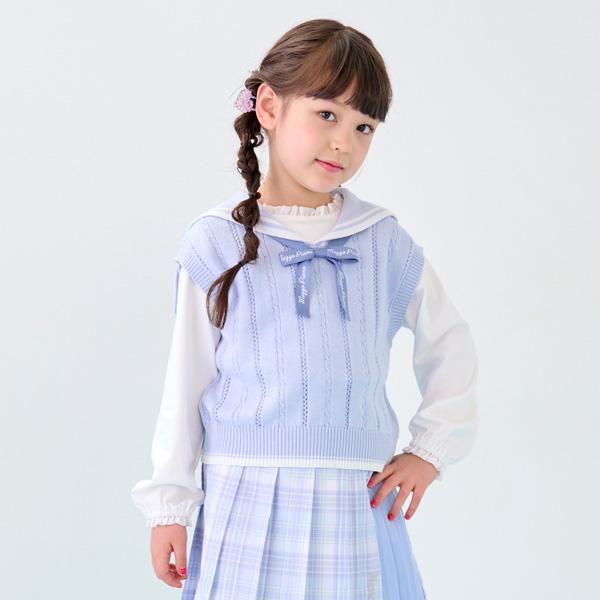 mezopiano 　メゾピアノ　新品　セーラーニットベスト＆Tシャツセット　L 楽天市場】メゾピアノ(mezzo piano)セーラーニットベスト ＆長袖