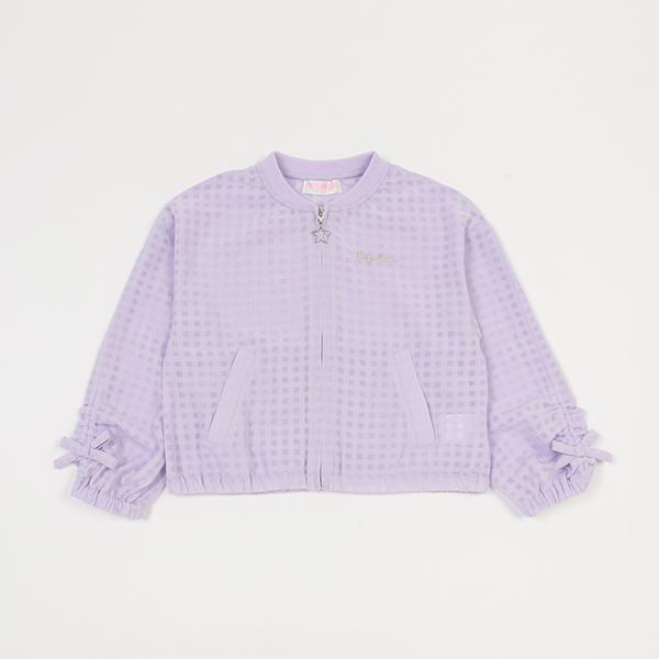 mezzo piano メゾピアノ(mezzo piano)シアーブルゾン【55％OFF