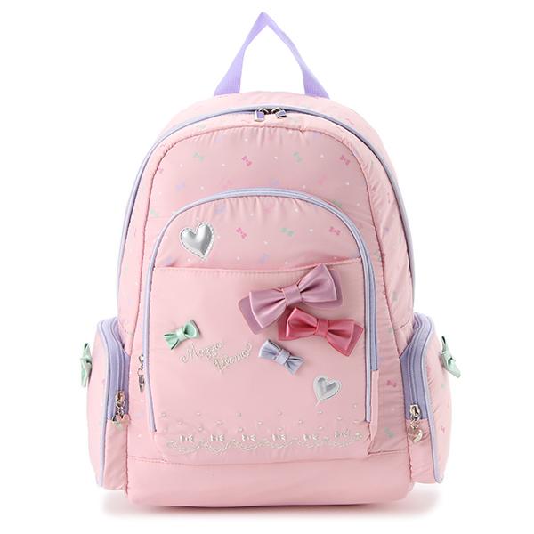 新品　mezzo piano メゾピアノ　リボン　リュック mezzo piano メゾピアノ(mezzo piano)リボンつきゆめかわ