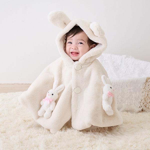 mezzo piano メゾピアノ(mezzo piano)うさぎぬいぐるみつき フェイク