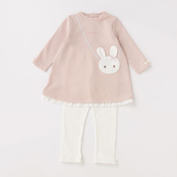 メゾピアノ Mezzo Piano ウサギ クマポシェットミニワンピース レギンスセット S21 O 50 Outlet ナルミヤオンラインpaypayモール店 通販 Paypayモール