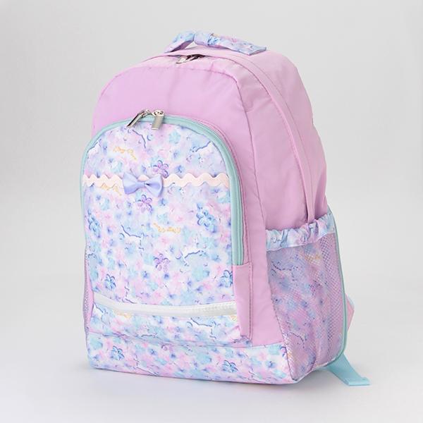 メゾピアノ フラワーユニコーン柄　リュック大 mezzo piano メゾピアノ(mezzo piano)【販路限定商品】フラワー